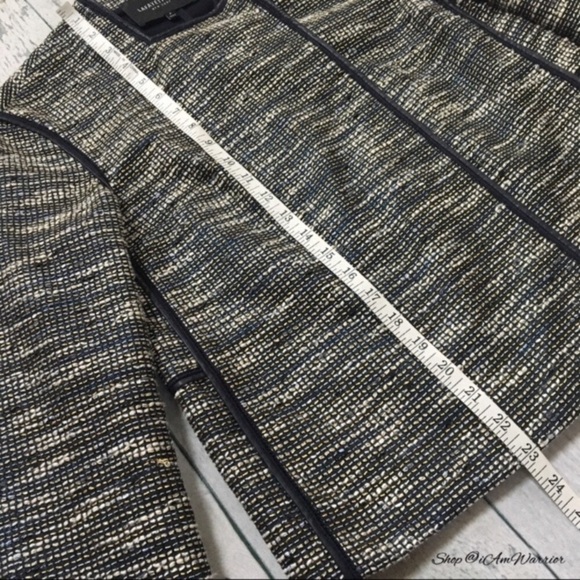 Lafayette 148 tweed metallic collarless blazer *shop@iamwarrior - Picture 5 of 10